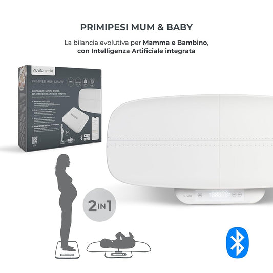 Nuvita Bilancia Digitale PrimiPesi Per Mamma E Bebè