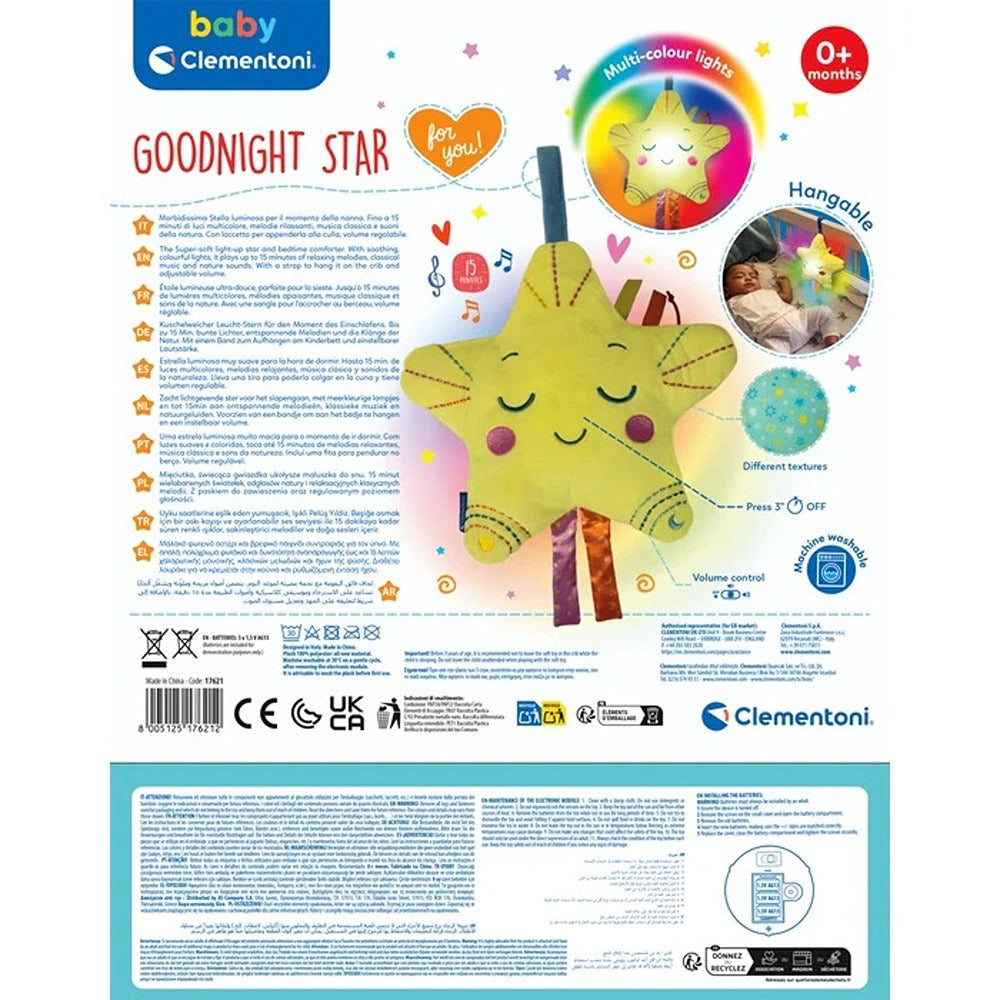 Clementoni Baby Stellina Luminosa Goodnight Star