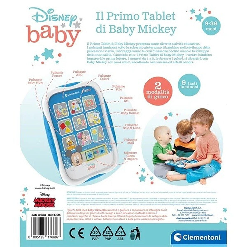 Clementoni Disney Baby Il Primo Tablet di Baby Mickey