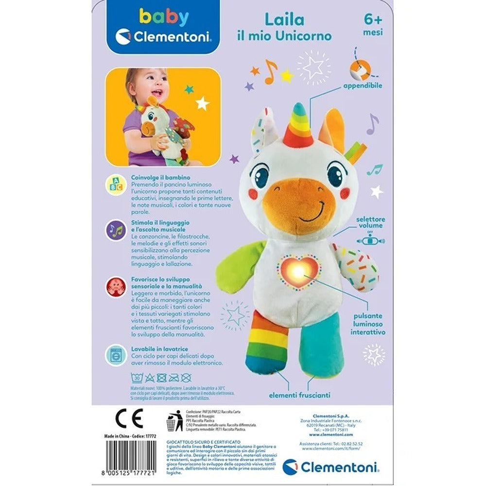 Clementoni Baby Laila Il Mio Unicorno