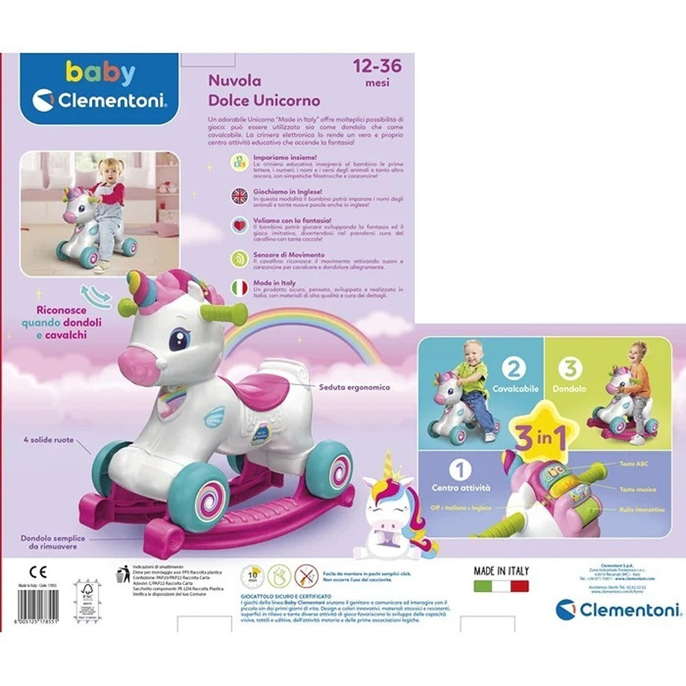 Clementoni Baby Nuvola Dolce Unicorno