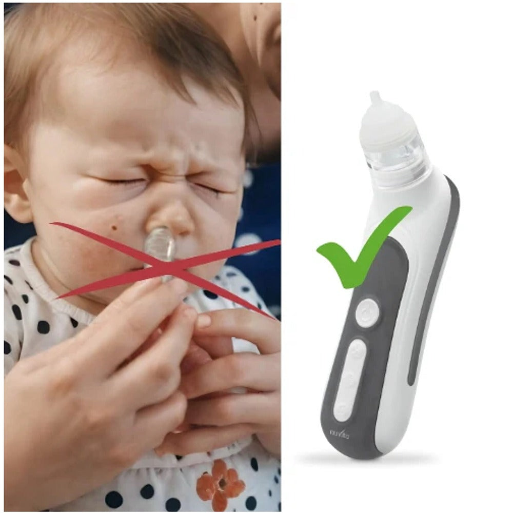 Nuvita Aspiratore Nasale Elettrico Con Batteria Ricaricabile