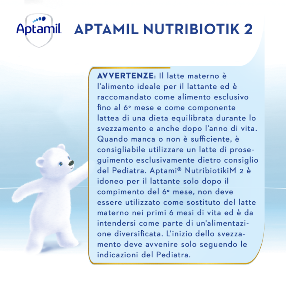 Aptamil Nutribiotik 2 Latte Liquido Di Proseguimento 500 ml