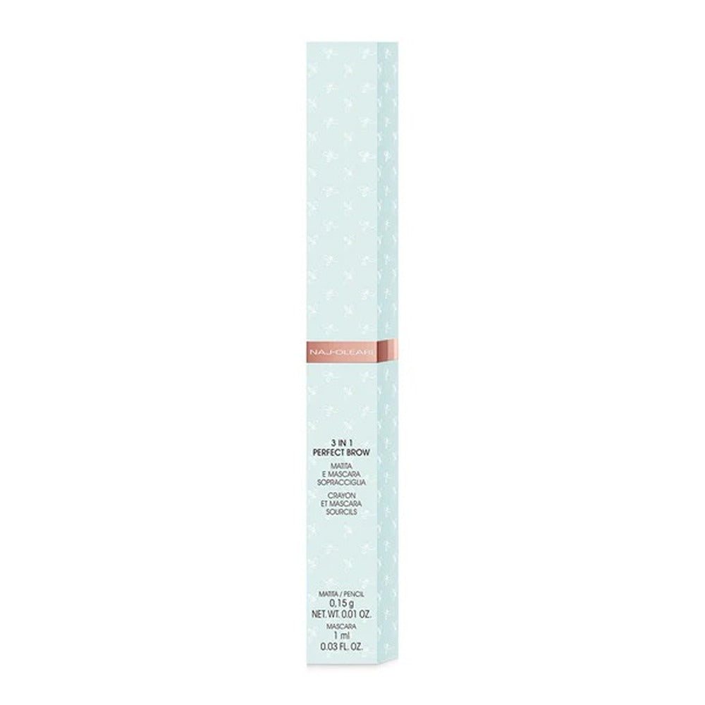 Naj-Oleari 3 in 1 Perfect Brow - Matita E Mascara Sopracciglia