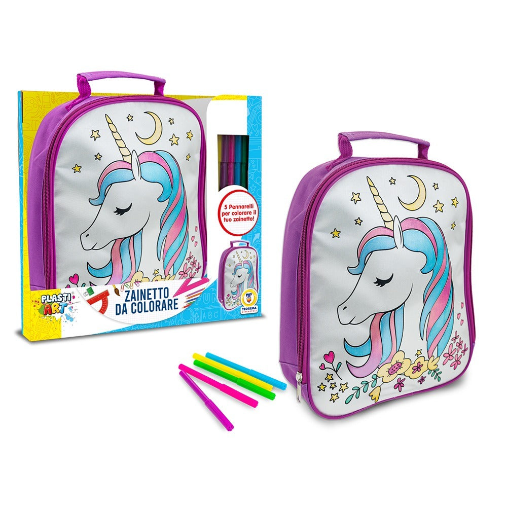 Teorema Zaino Unicorno Con Pennarelli