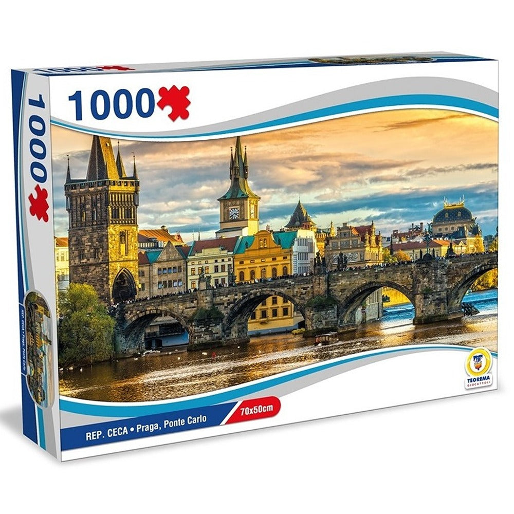 Teorema Puzzle Repubblica Ceca Praga Ponte Carlo 1000 Pezzi