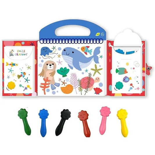 Haku Yoka My First Colouring Kit - Il Mio Primo Kit Da Colorare Amici Del Mare