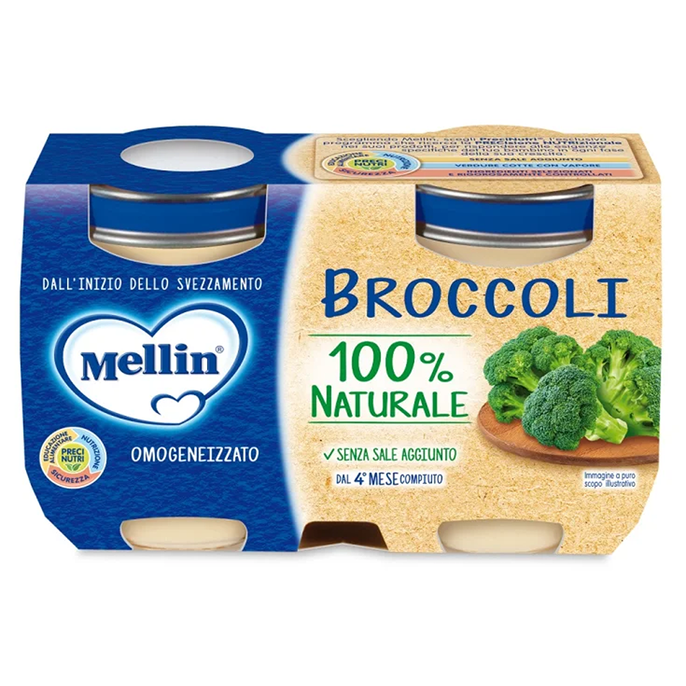 Mellin Omogeneizzato Broccoli 2x125 gr
