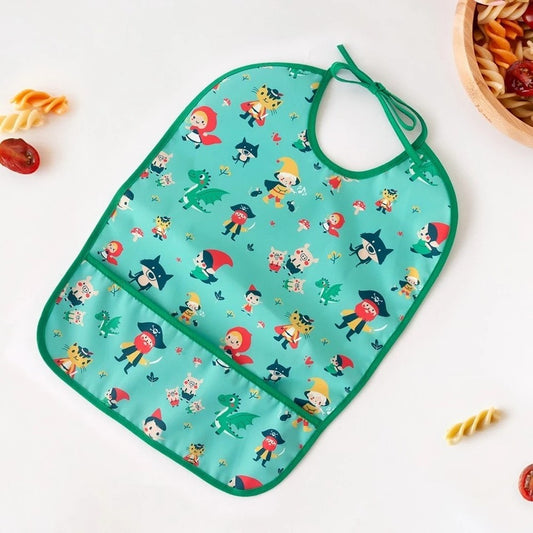 Kiokids Bavaglino Impermeabile Verde