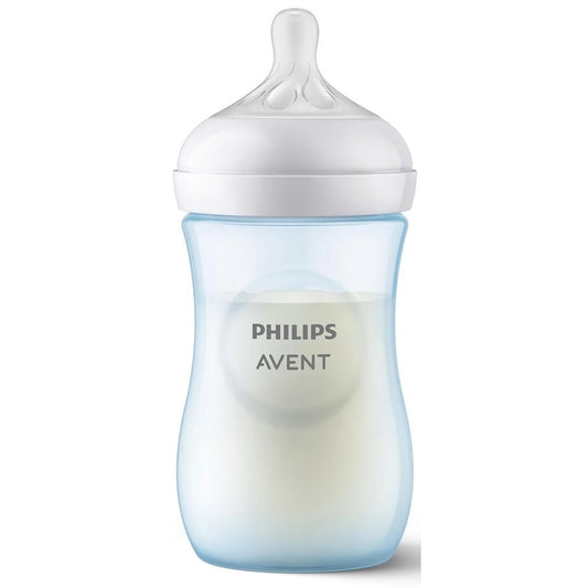 Philips Avent Natural Response Biberon 260 ml Azzurro Tettarella 1+ Mese