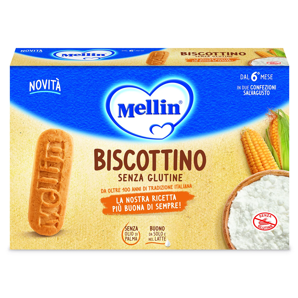 Mellin Biscottino Senza Glutine 500 gr