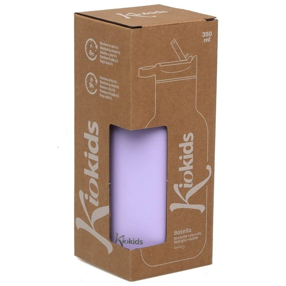 Kiokids Bottiglia In Acciaio Inox 350ml Lavanda