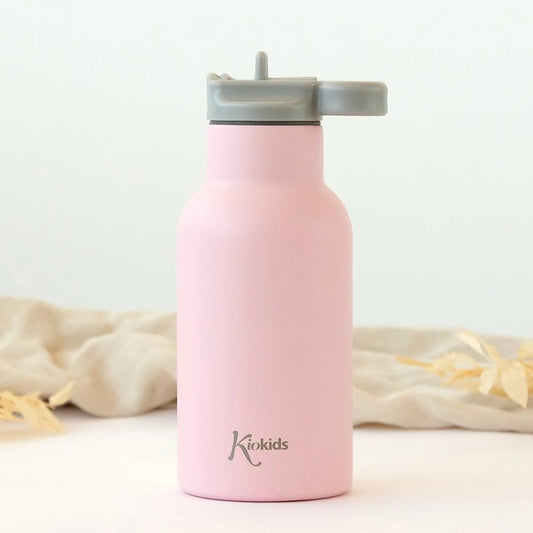 Kiokids Bottiglia In Acciaio Inox 350ml Rosa