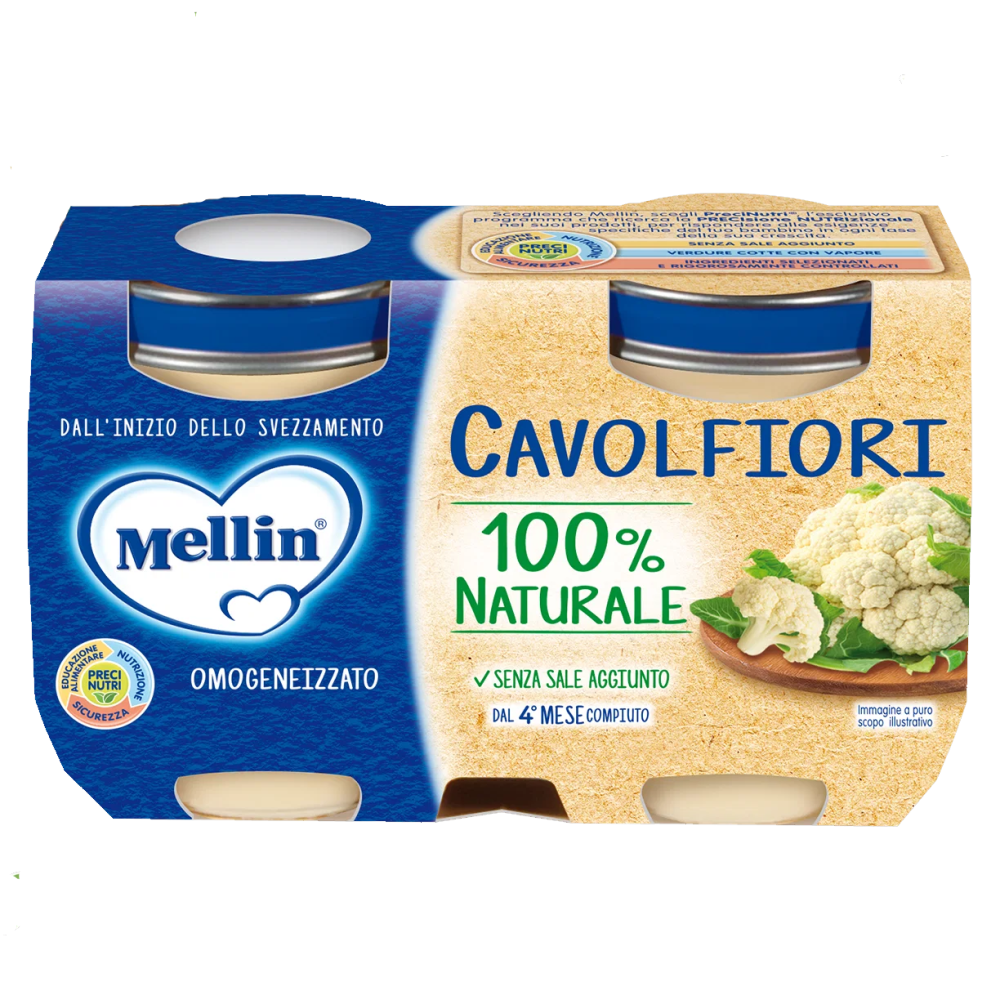 Mellin Omogeneizzato Cavolfiore 2x125 gr