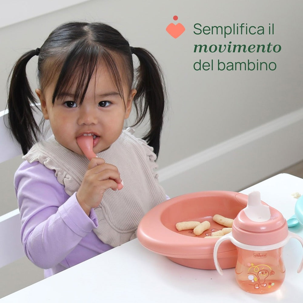Chicco Primo Cucchiaio Angolato Azzurro 8+ Mesi