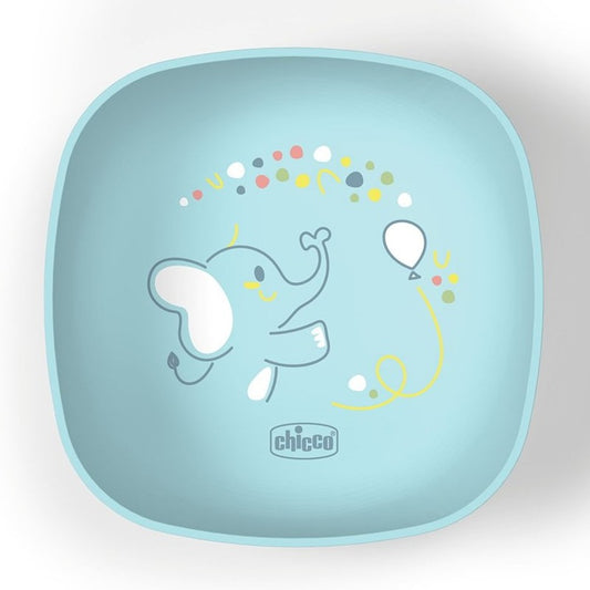 Chicco Ciotola Con Coperchio In Silicone Azzurro 6+ Mesi