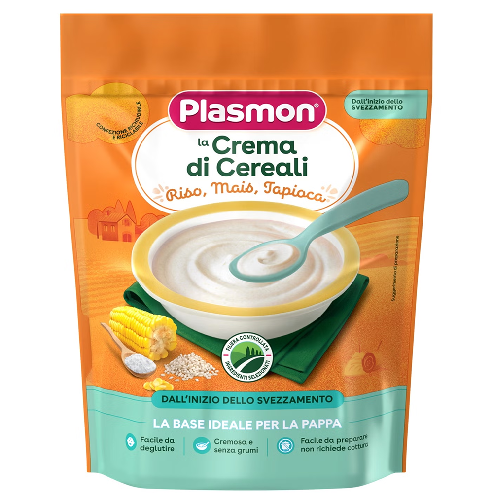 Plasmon La Crema Di Cereali - Riso, Mais, Tapioca 200 gr
