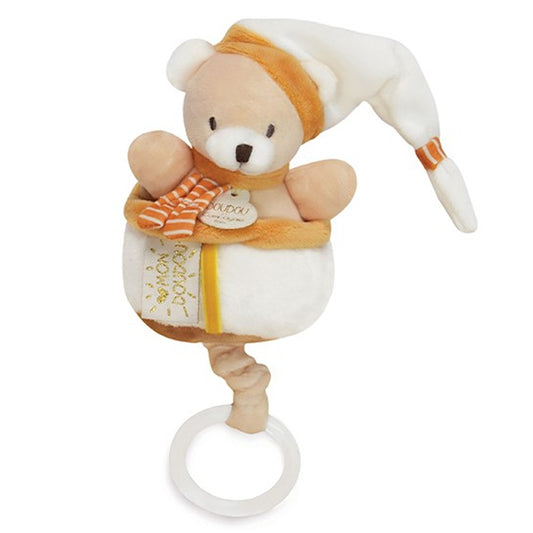 Doudou Et Compagnie Carillon Orsetto Di Peluche Beige