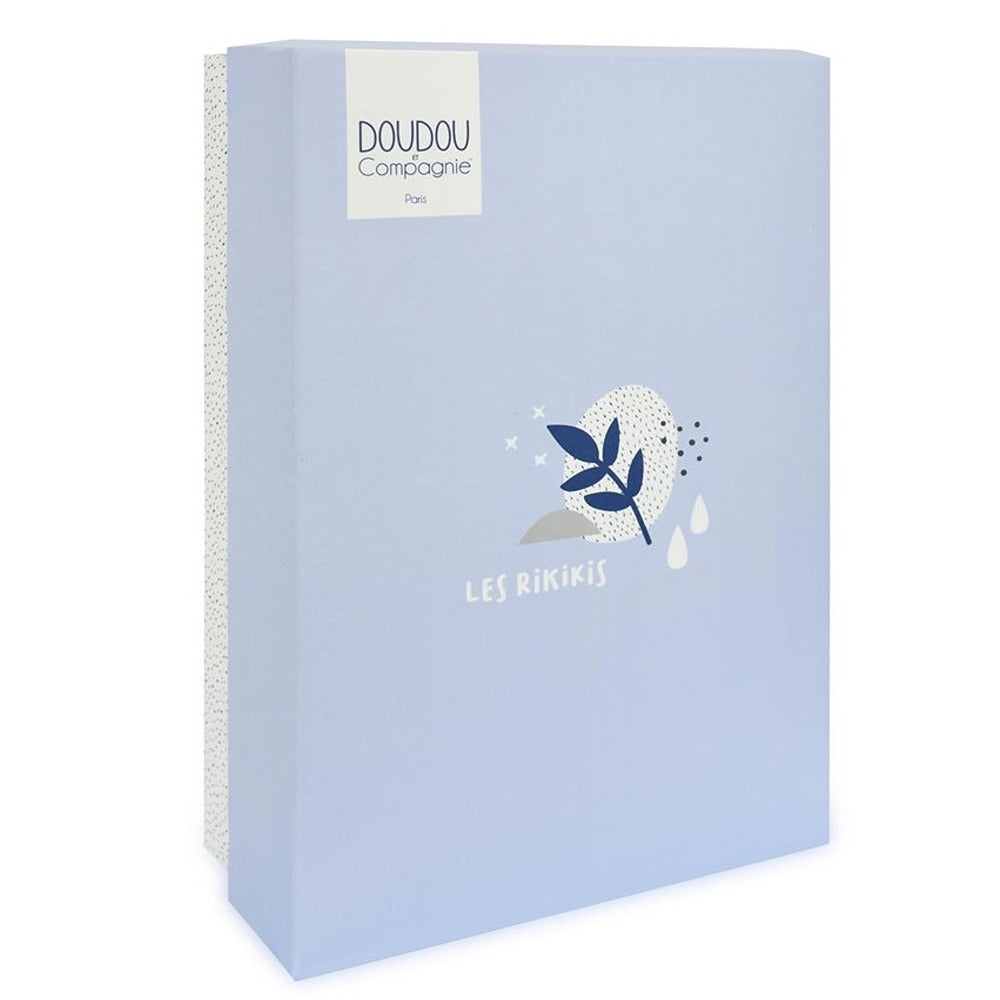 Doudou Et Compagnie Doudou Fazzoletto Con Elefante Blu