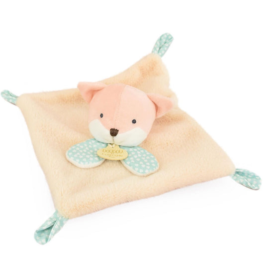 Doudou Et Compagnie Doudou Piatto Con Peluche Volpe Arancione
