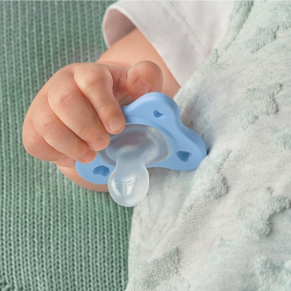 Chicco Succhietto Physioforma Dual Soft In Silicone Azzurro 2-6 Mesi 2 Pezzi