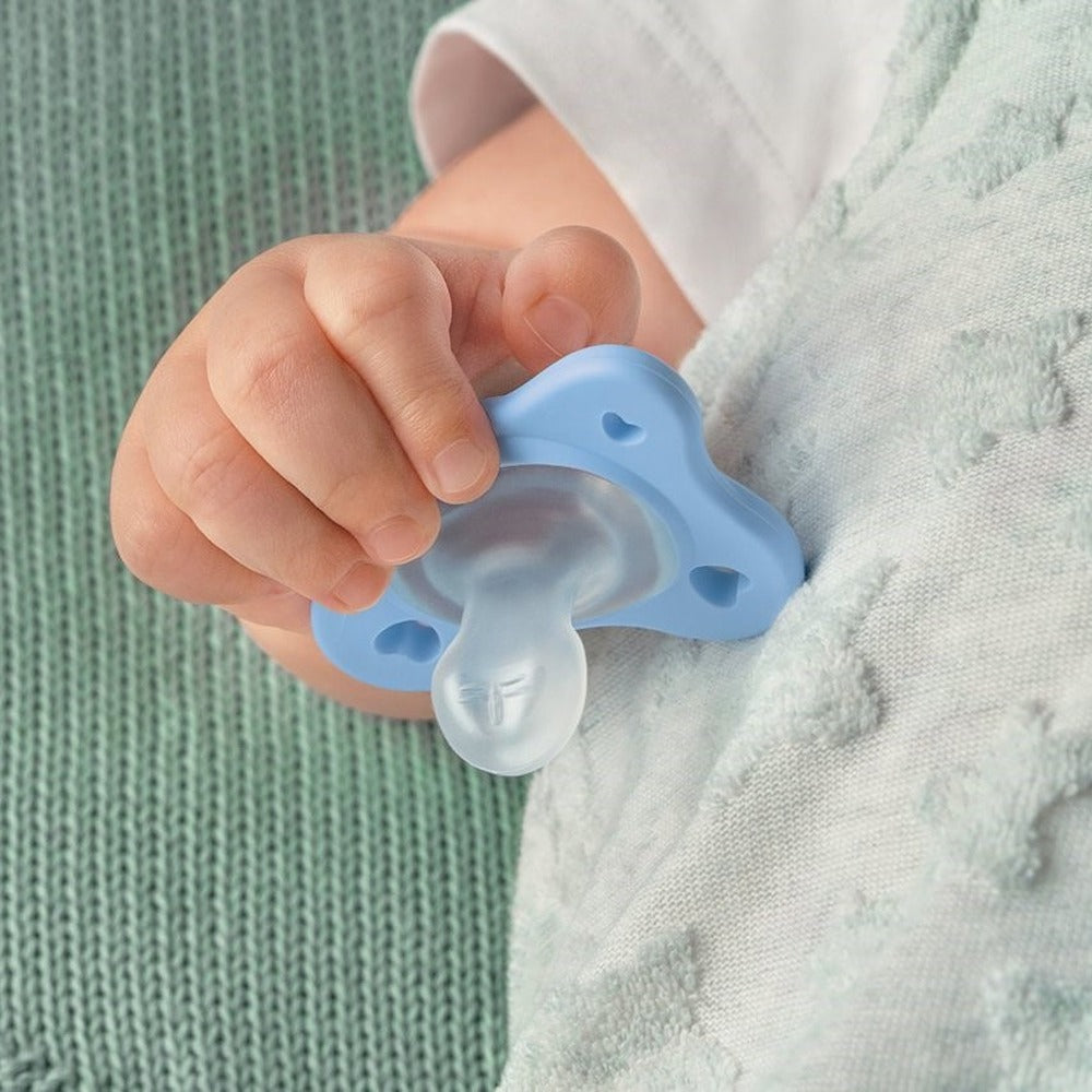 Chicco Succhietto Physioforma Dual Soft In Silicone Blu 16-36 Mesi 2 Pezzi