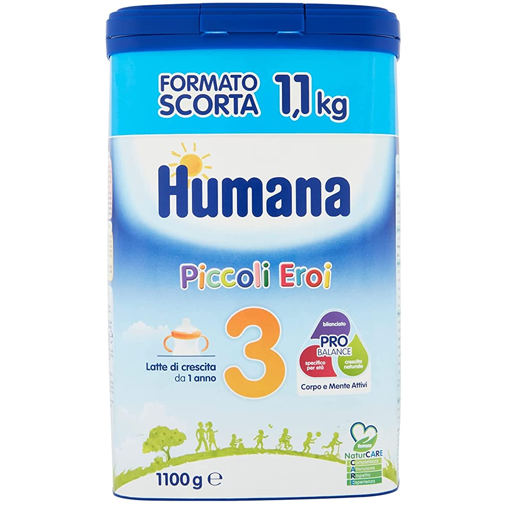 Humana 3 ProBalance Piccoli Eroi Latte in Polvere Di Crescita 1100 gr