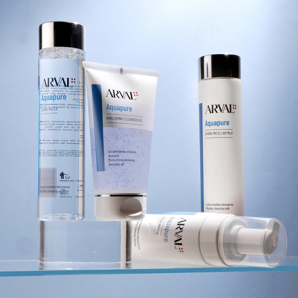 Arval Aquapure Hyaluronic Cleanser Gel - Gel Detergente Esfoliante Idratante