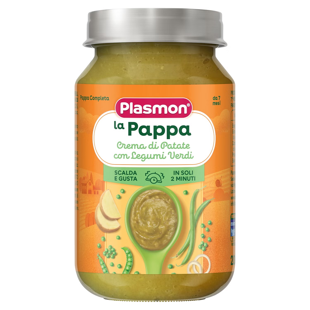 Plasmon La Pappa - Crema Di Patate Con Legumi Verdi 200 gr