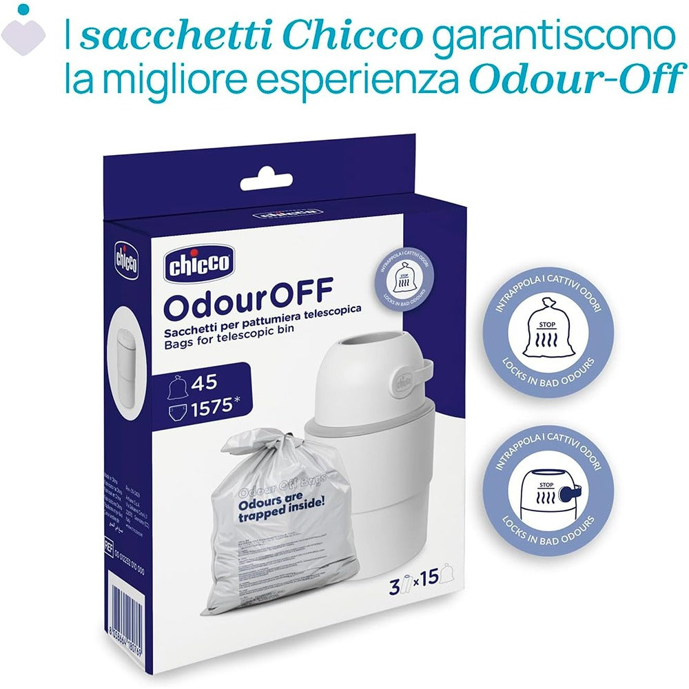 Chicco Mangiapannolini Telescopico Odour Off Verde