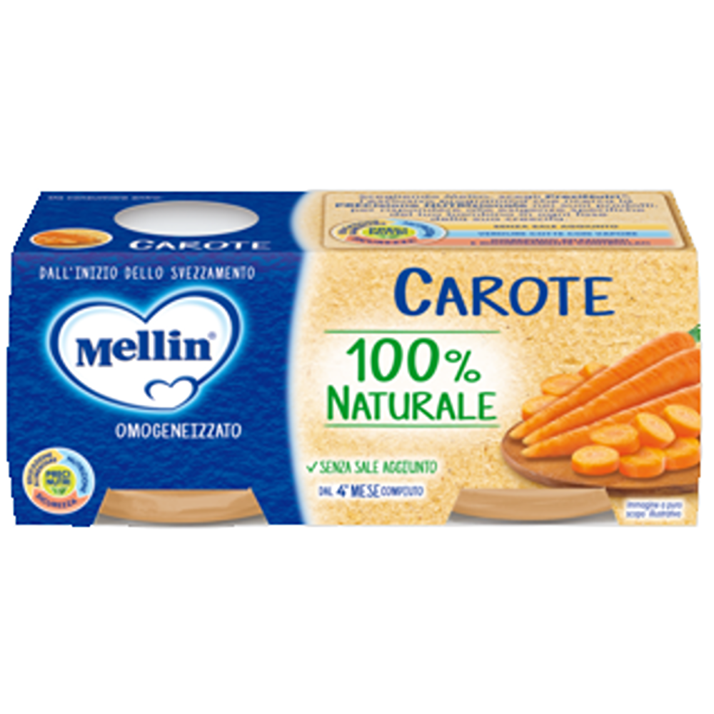 Mellin Omogeneizzato Carote 2x80 gr