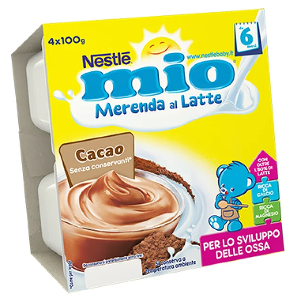 Nestlé Mio Merenda Al Latte Cacao 4x100 gr