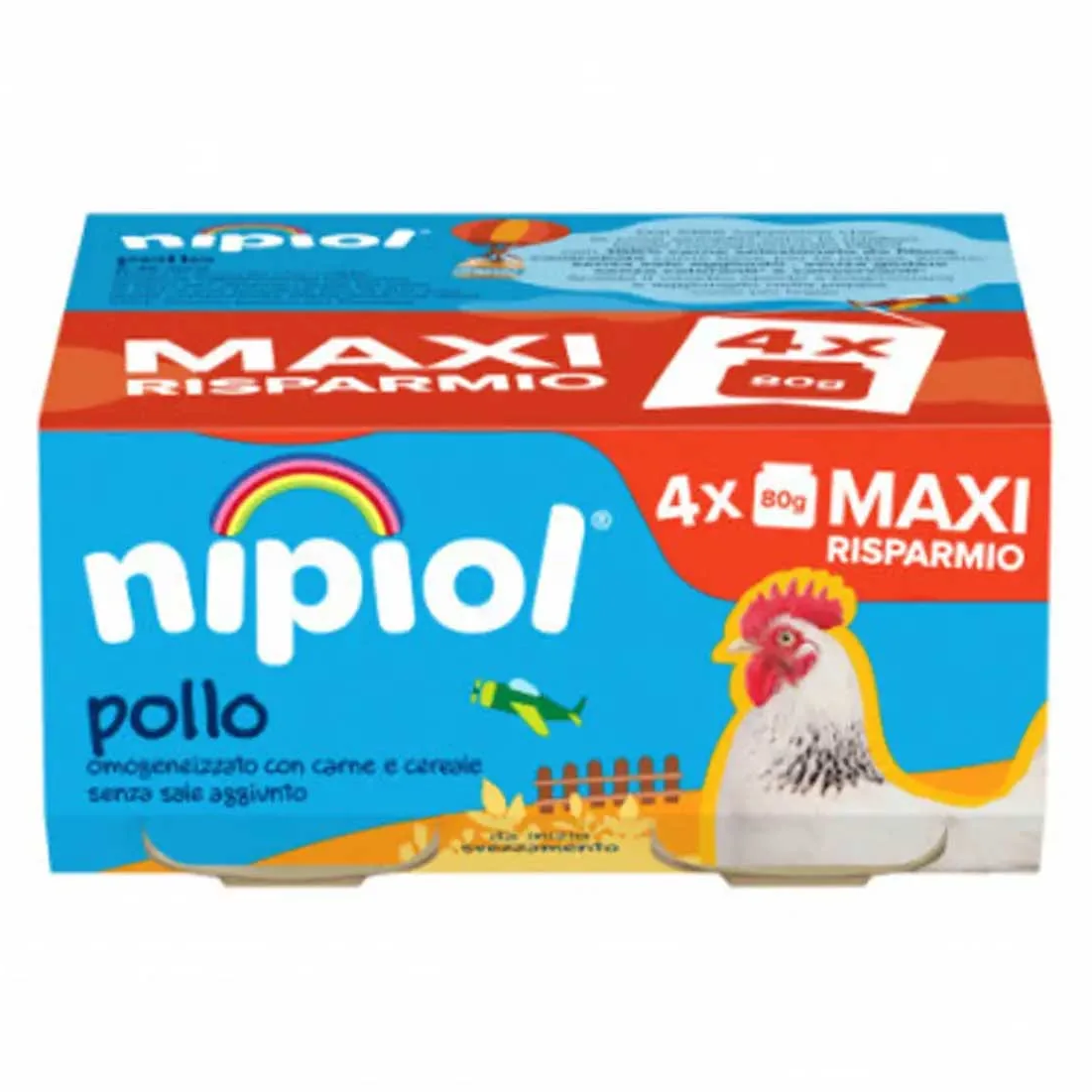 Nipiol Omogeneizzato Pollo 4x80 gr