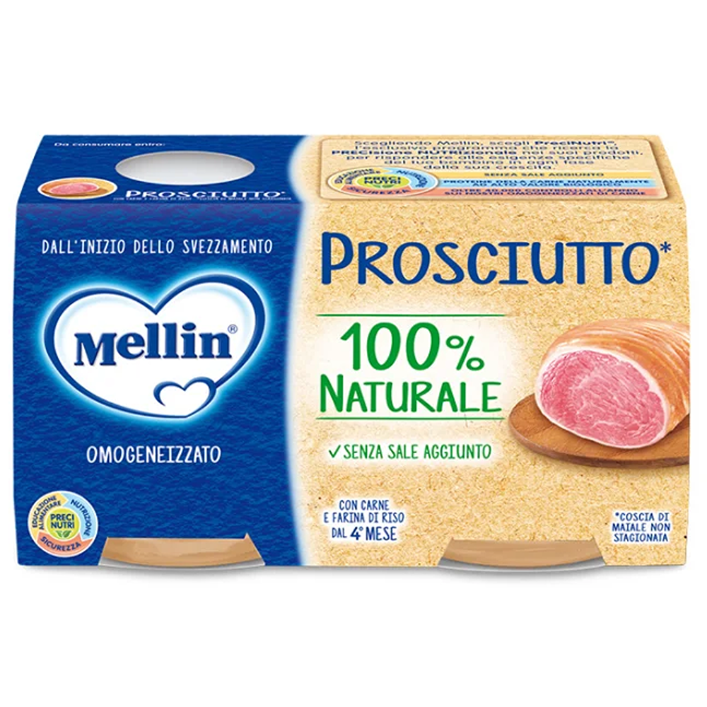 Mellin Omogeneizzato Prosciutto 2x120 gr