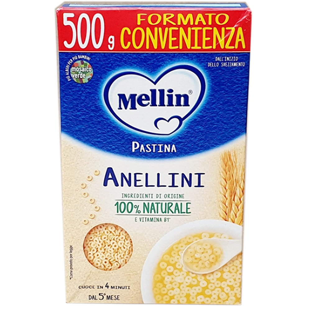 Mellin Pastina Anellini 500 gr