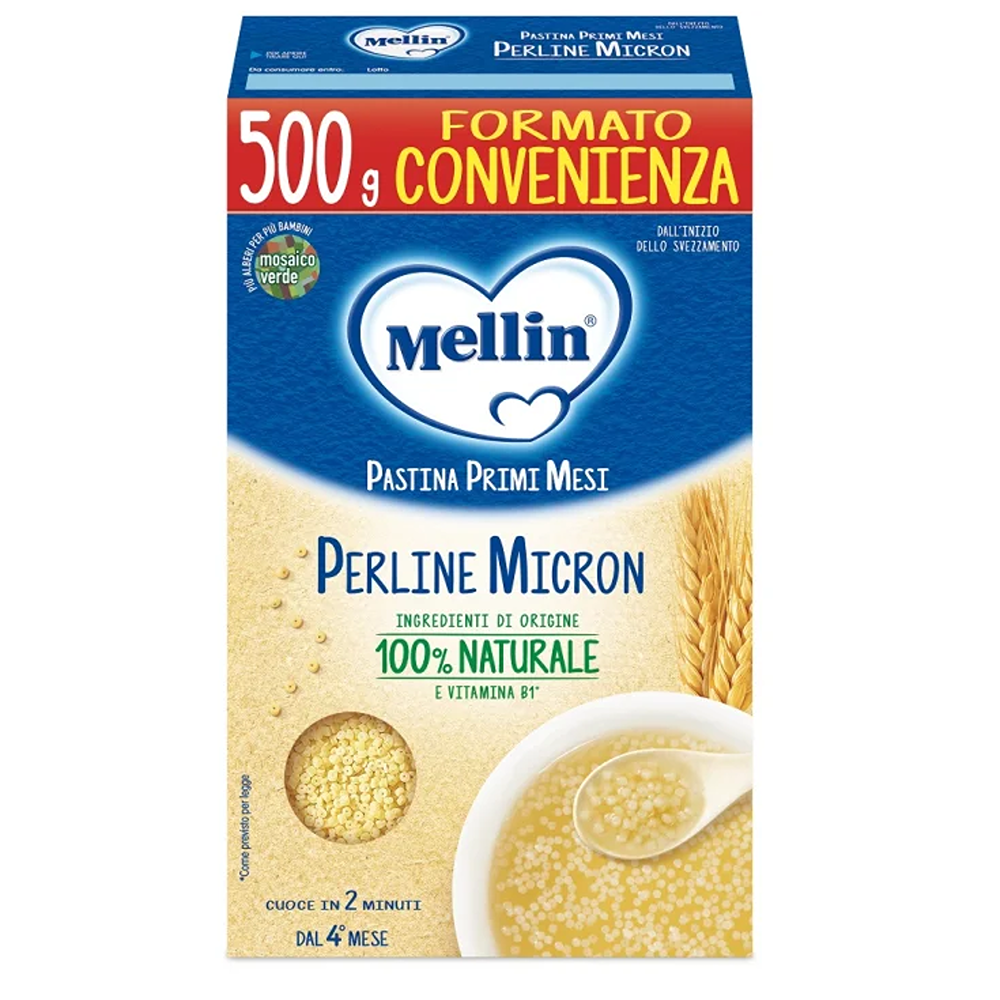 Mellin Pastina Perline Micron 500 gr