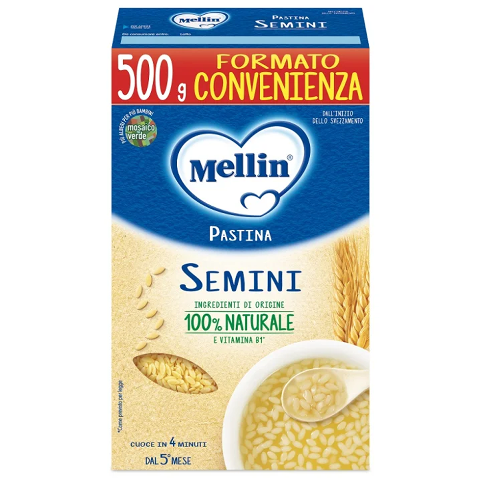 Mellin Pastina Semini 500 gr