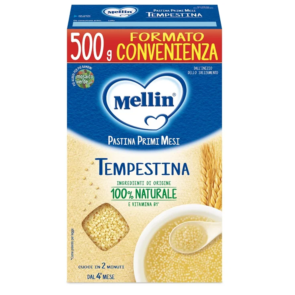Mellin Pastina Tempestina 500 gr
