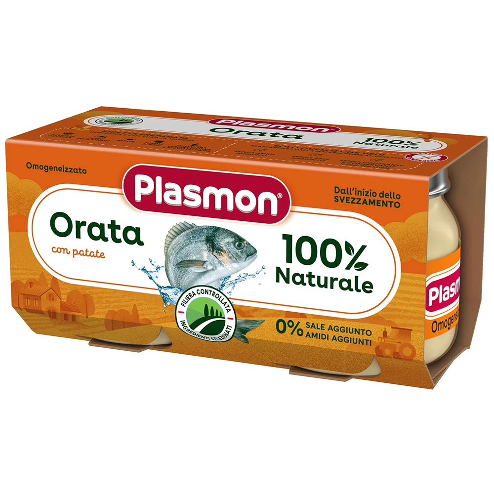 Plasmon Omogeneizzato Pesce Orata Con Patate 2x80 gr