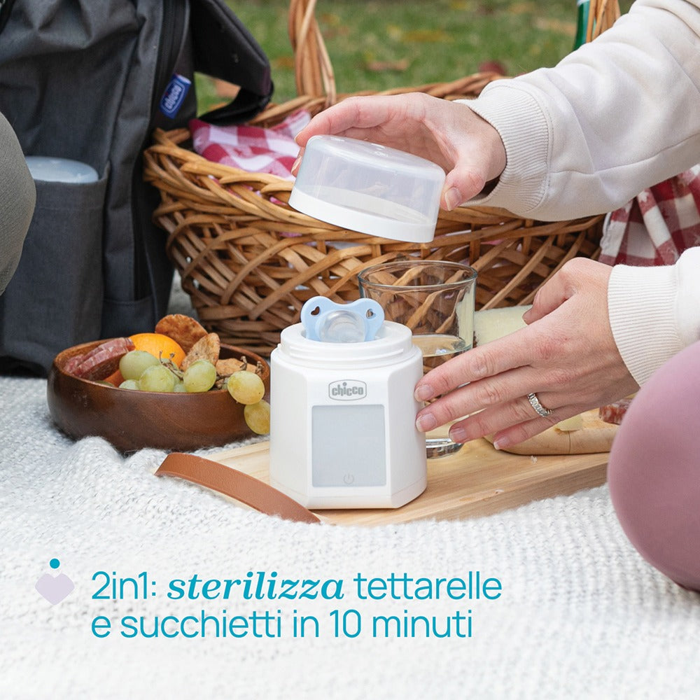Chicco Scaldabiberon Portatile Multifunzione Con Sterilizzatore