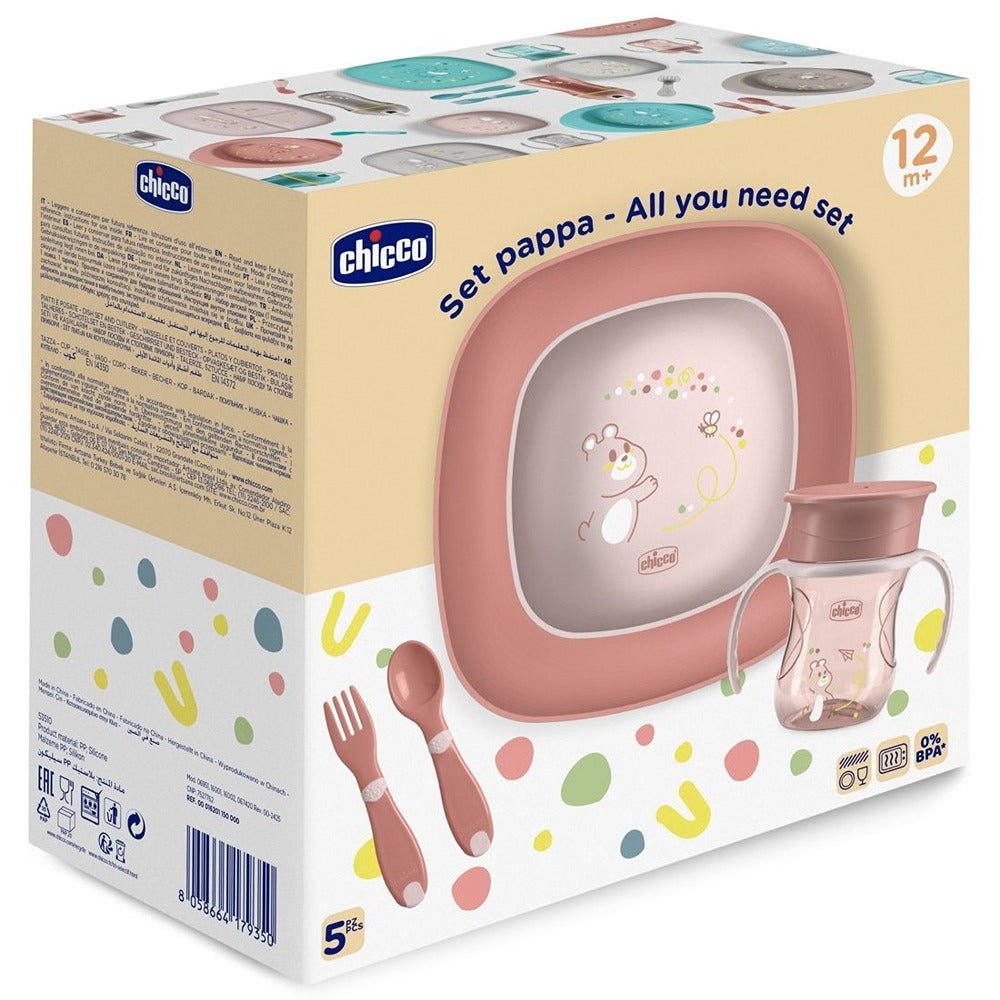 Chicco Set Pappa Rosa 12+ Mesi