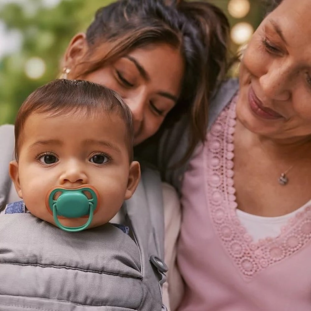 Philips Avent Ultra Air Succhietti Ortodontici Blu E Verde 6-18 Mesi 2 Pezzi