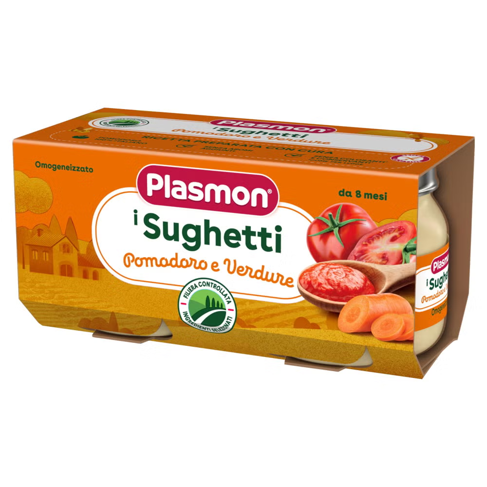 Plasmon Sughetti Pomodoro e Verdure 2x80 gr