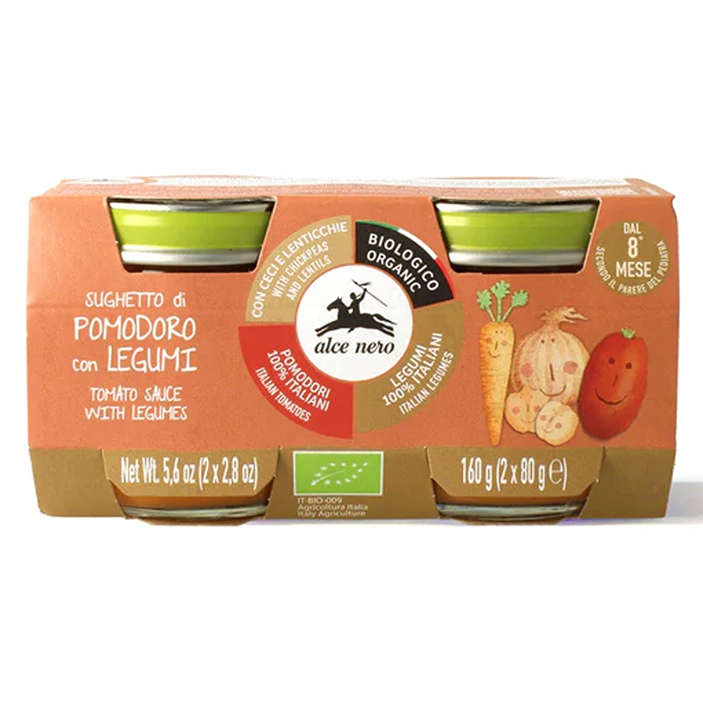 Alce Nero Sughetto Di Pomodoro Con Legumi Biologico