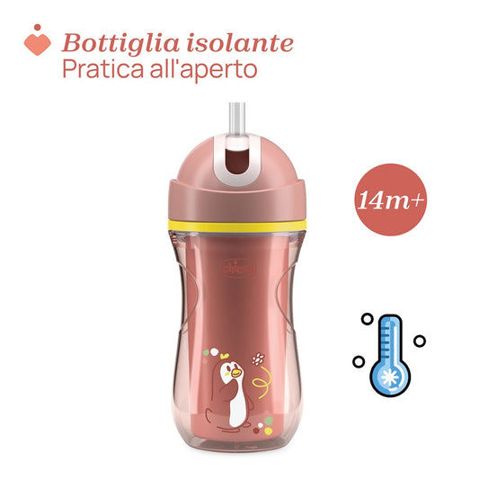Chicco Tazza Sport Antigoccia Termica 266 ml Rosa 14+ Mese