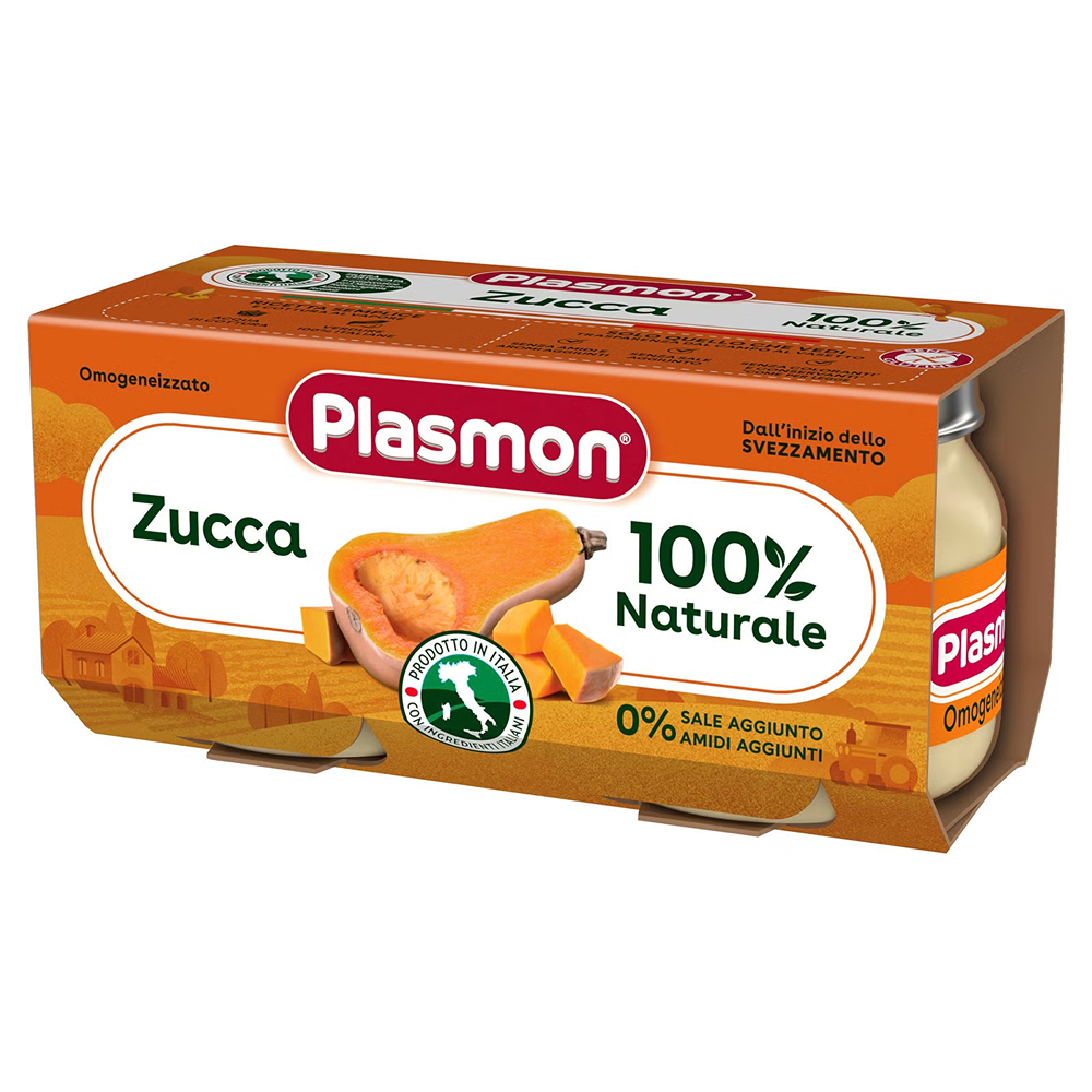 Plasmon Omogeneizzato Zucca 2x80 gr