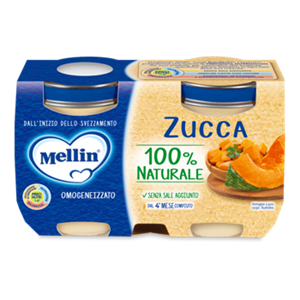 Mellin Omogeneizzato Zucca 2x125 gr