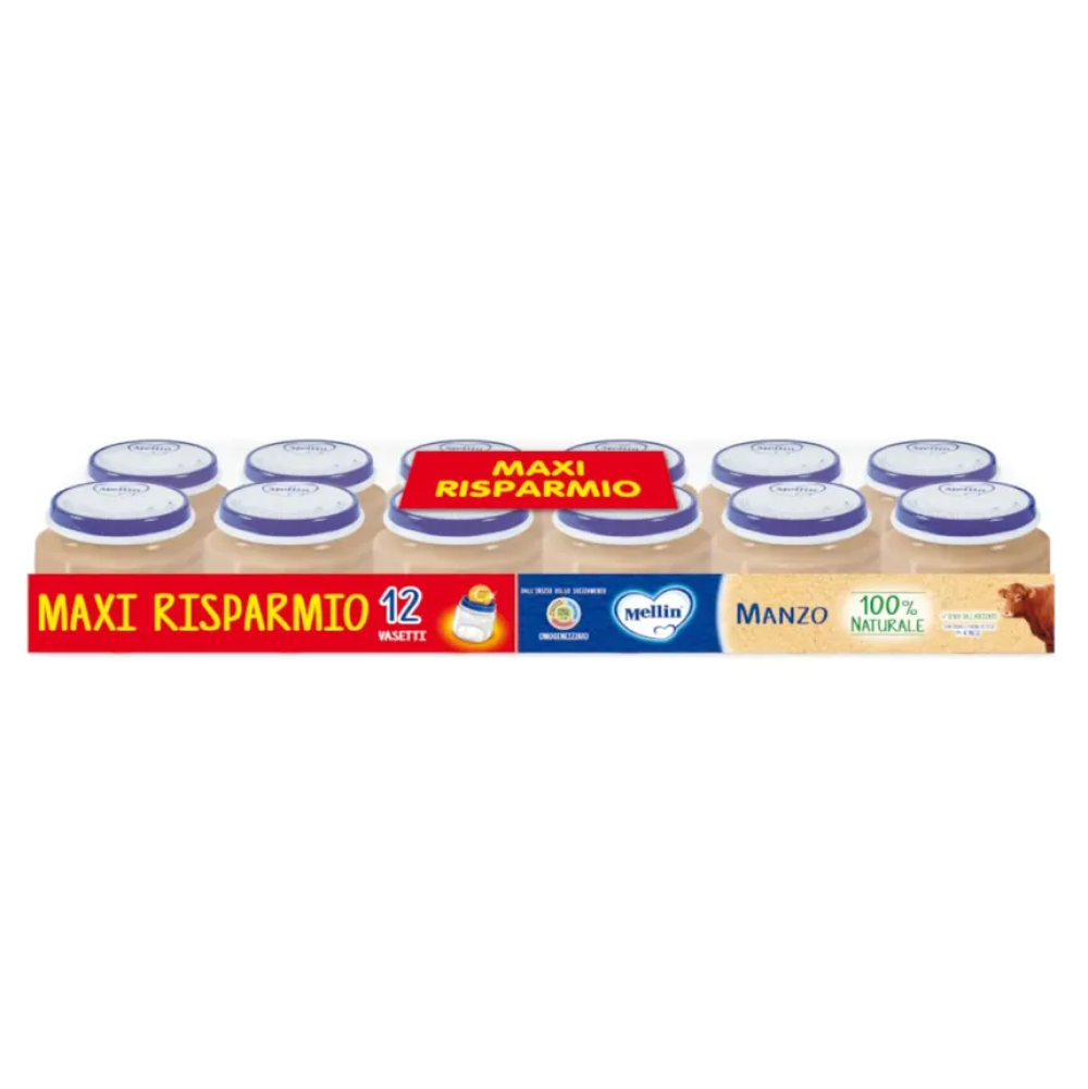 Mellin Omogeneizzato Manzo 12x80 gr
