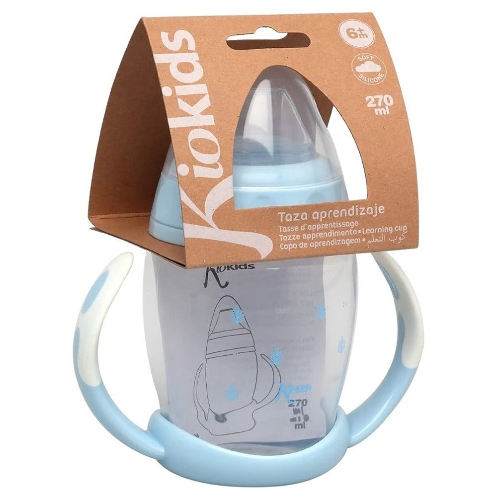Kiokids Tazza Apprendimento Azzurro 270 ml