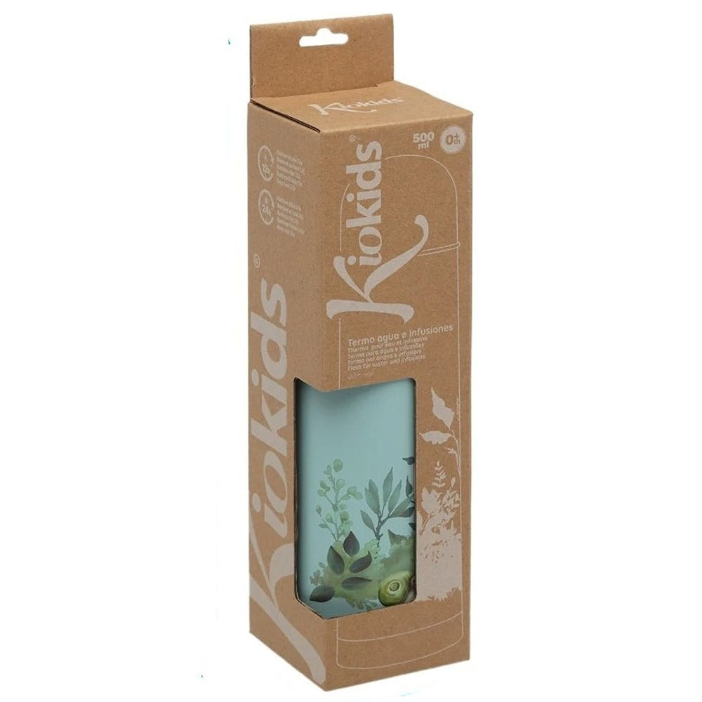 Kiokids Thermos Per Liquidi Acciaio Inox Salvia 500 ml
